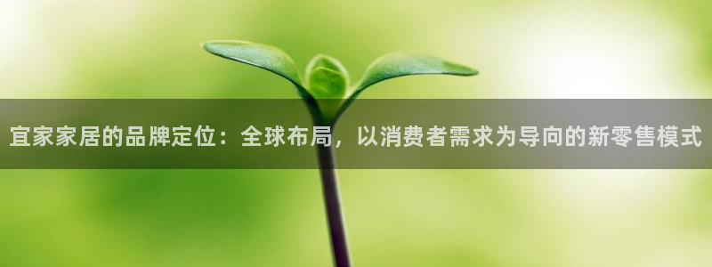 ug环球在线注册：宜家家居的品牌定位：全